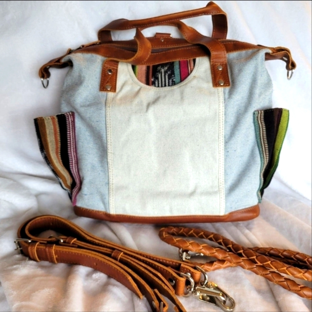 Nena & Co. Medium CDB w/ Midnight Orchid Accents Purse Backpack